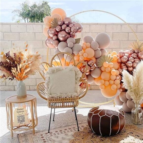 Fall Decor Autumn Decorations for Home Thanksgiving Table Boho Flowers Orange - Picture 4 of 7